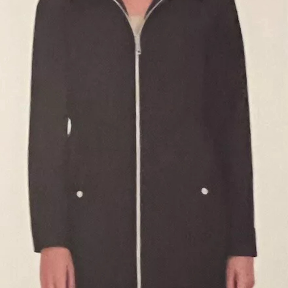 Ladies Vince Camuto Black Rain Jacket